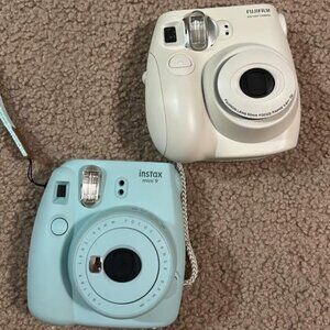 Lot of 2 Polaroid Camera Instax Mini 9 & Fujifilm